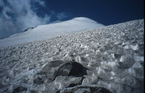 Výstup po ledovci na Orizabu